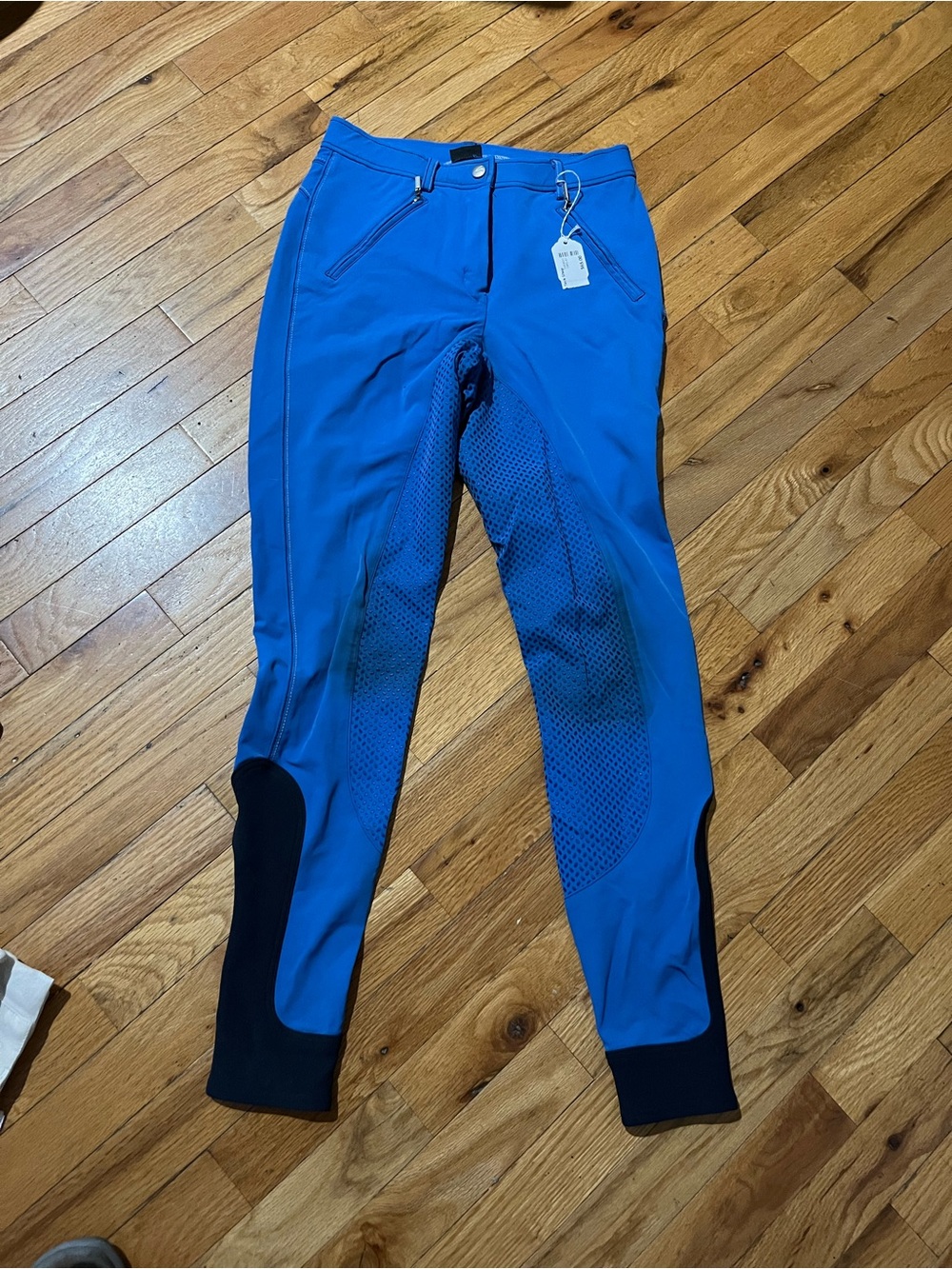 Women's Blue Stretch Riding Joggers